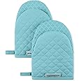 KitchenAid Asteroid Mini Oven Mitt 2-Pack Set, Mineral Water Aqua, 5.5"x8"