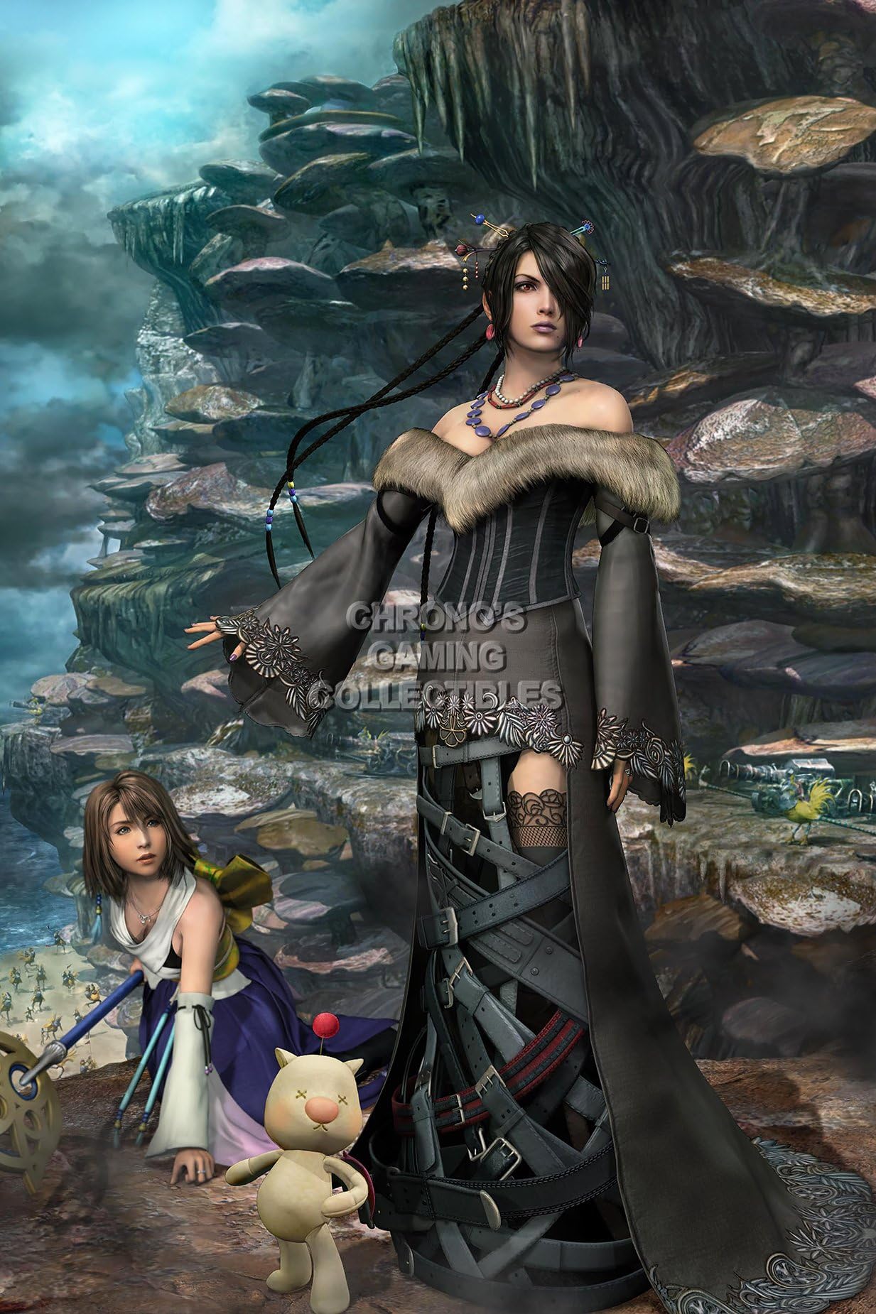 PrimePoster - Final Fantasy X HD Remaster Yuna and Lulu Poster Glossy Finish Made in USA - YFFX012 (24" x 36" (61cm x 91.5cm))