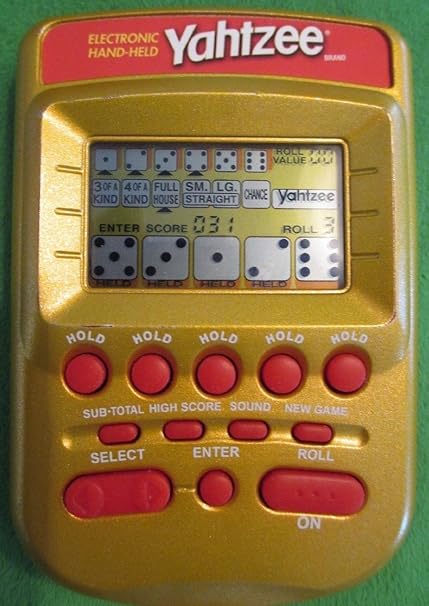 handheld yahtzee