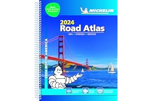 Michelin North America Road Atlas 2024