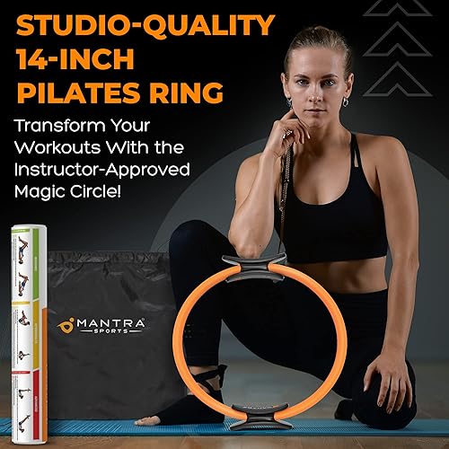 MANTRA SPORTS Pilates Ring Circle, Magic Circle Pilates Ring