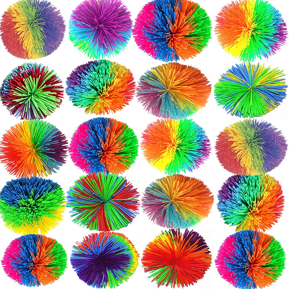 Stringy Ball Mua 20 Packs Monkey Stringy Balls 2.8Inches Fidget Ball, Stress Balls ...