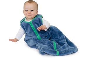 baby deedee Sleep Nest Teddy Baby Sleeping Bag, Fuzzy Dino, Large (18-36 Months)