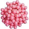 Light Pink Pearl Gumballs 1 Inch-6 Pounds Bulk Bag For Baby Showers And Gender Reveal Parties