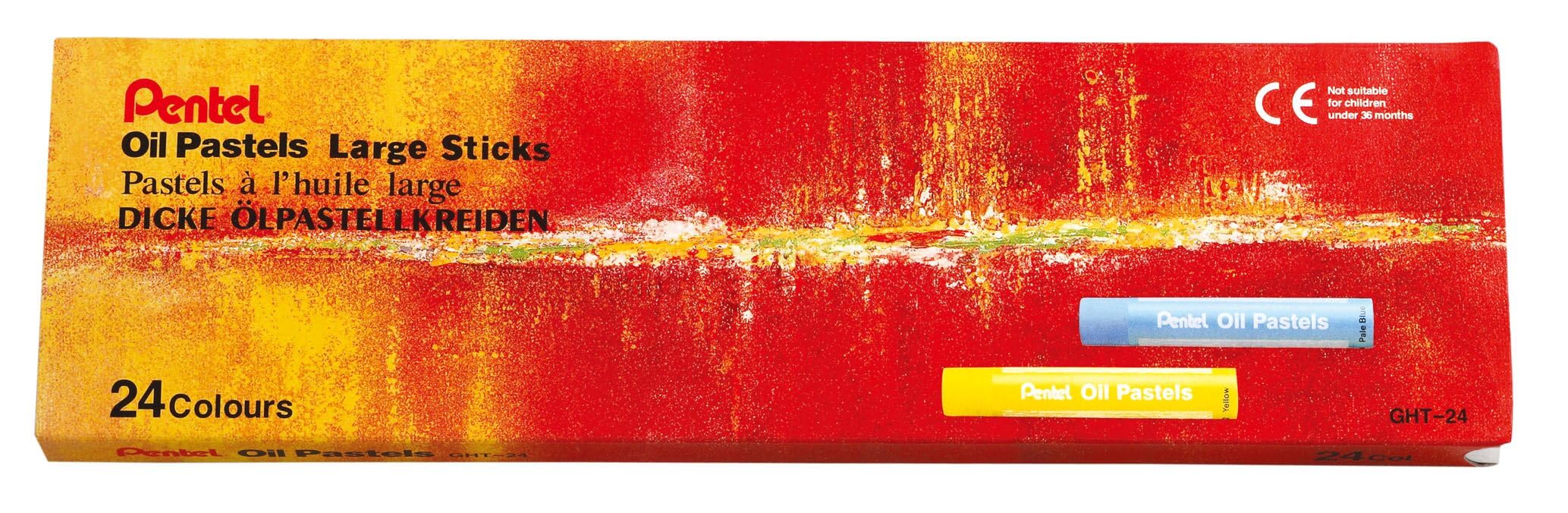 Pentel Oil Pastel Colour Set (Pack of 24)