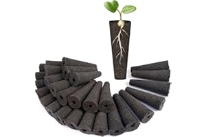 SZLJYLM Grow Sponges 60 Pack, Hydroponics Replacement Root Growth Sponges Compatible with Aero Garden iDOO and Most Other Brands