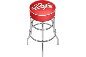 TRADEMARK GLOBAL Trademark Gameroom Signature Dodge Padded Swivel Bar Stool