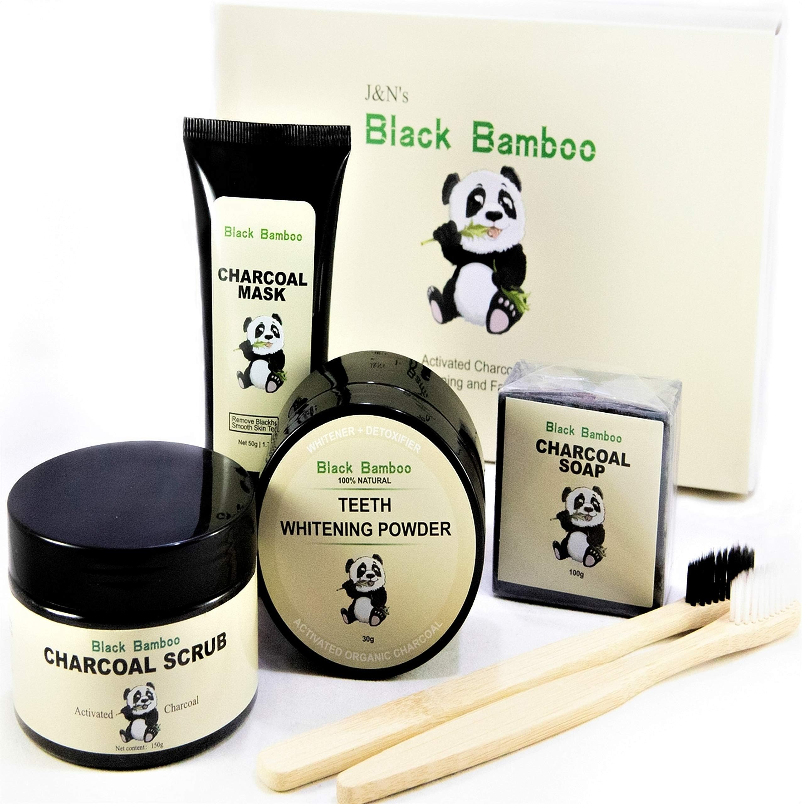 Teeth Whitener, Activated Charcoal Natural Teeth Whitening Charcoal Powder Proven No Hurt on Enamel23