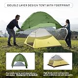Naturehike Cloud-Up 2 Ultralight Tent 2 Person 20D Nylon 4000mm Green view 3