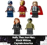 LEGO Marvel MARVEL Logo & Minifigures Avengers 76313 Buildable Toy view 4