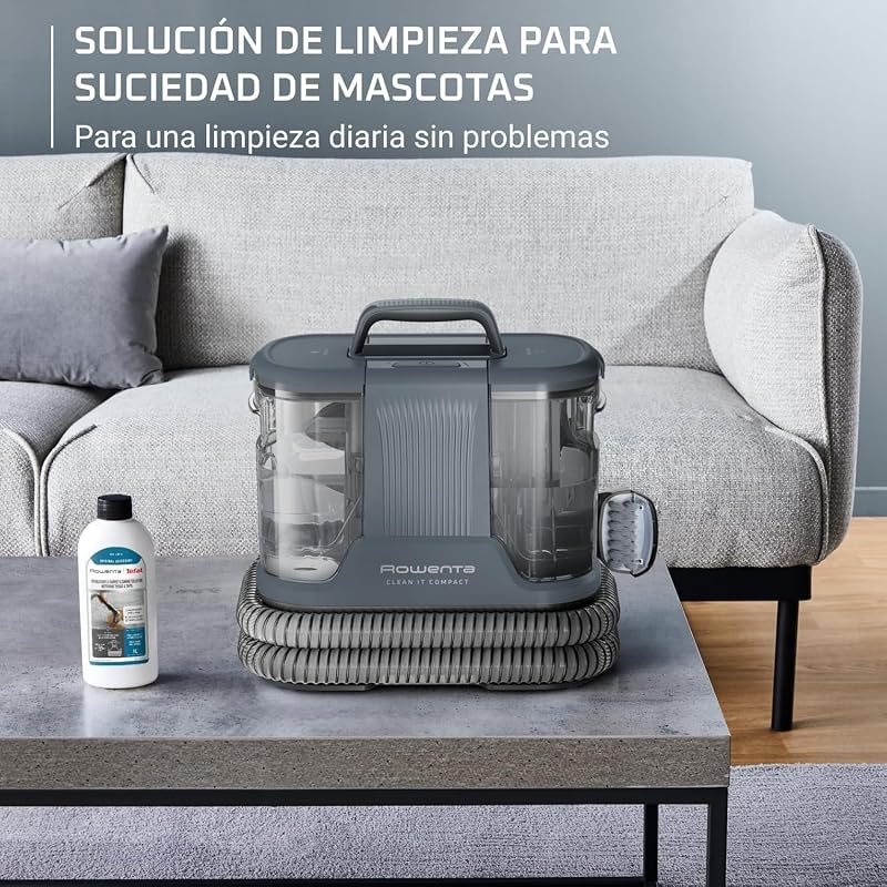 Clean It Compact, Aspiradora tapicerías 400W, 3 Acc, Hasta 11,5 Kpa
