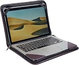 Broonel Purple Leather Laptop Messenger Case - Samsung Galaxy Book Pro 360 13.3" view 3