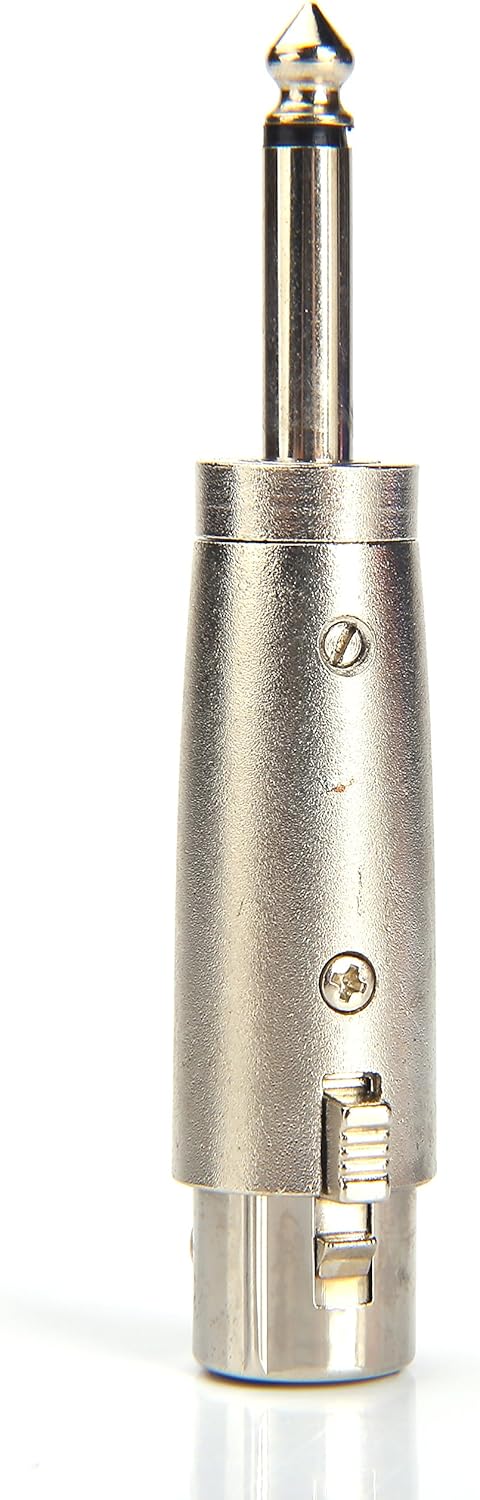 Devinal 6.35mm (1/4 Inch) Mono Male to XLR Female Adapter, Professional Stereo Audio Converter for Microphones PA Systems - Image 3
