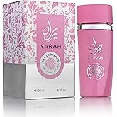 SAADAH Yarah Eau De Parfum for Women 4.0 Fl.oz, 120ml Oriental Vanilla Gourmand Perfume, Sweet Orchid Tangerine Tropical Fruits, Vanilla Musk Sandalwood, Long Lasting Powdery Luxury Fragrance