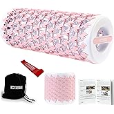 Collapsible Foam Roller for Exercise and Recovery (13 Inches), Easily Portable at 5.5 inches (Pink)