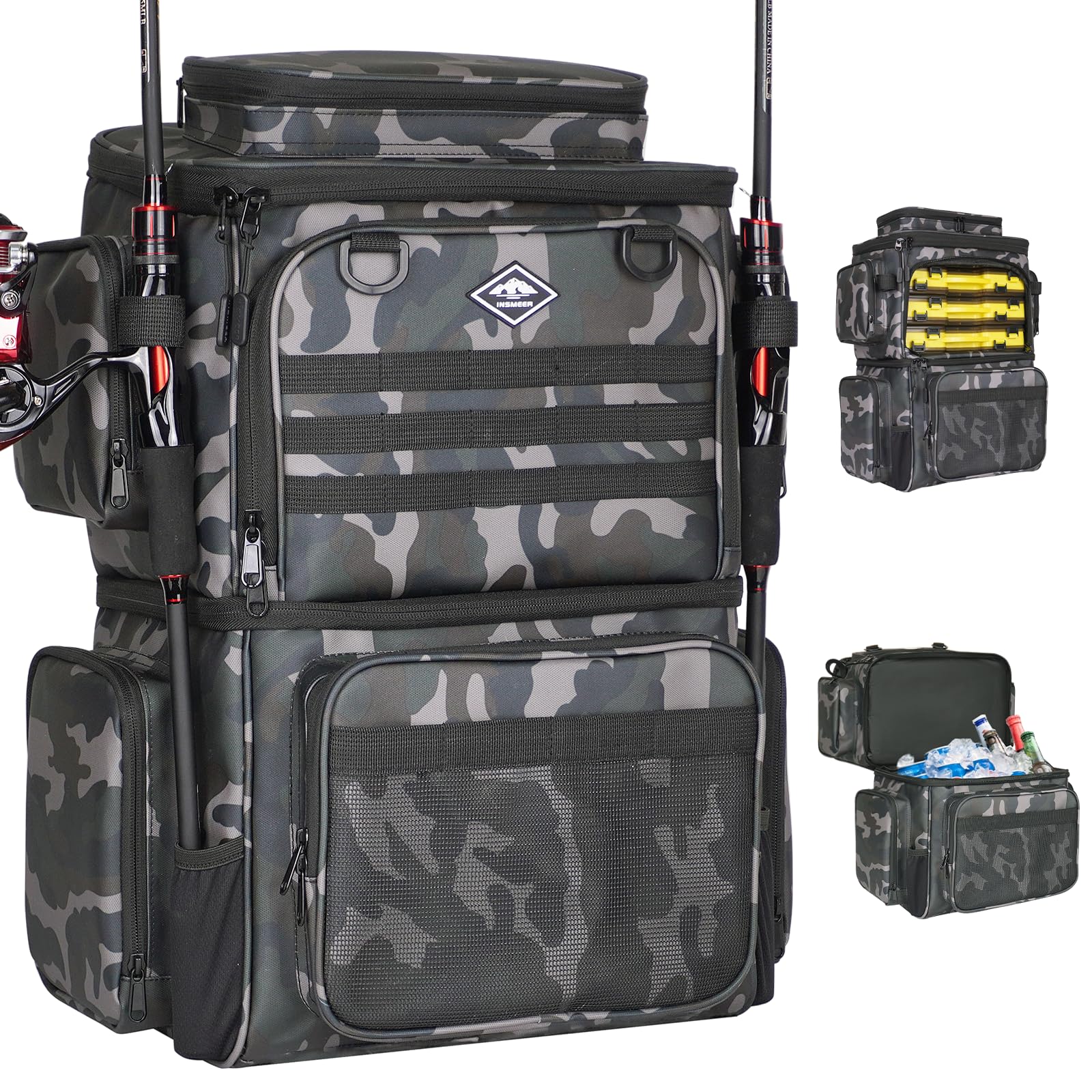 Piscifun Fishing Tackle Bags With 4 Tackle Boxes, Fishing Tackle...