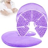 Hot Cold Gel Bead Breast Therapy Pack, Breast Ice Packs for Breastfeeding | Relief for Breastfeeding,Nursing Pain, Mastitis,E