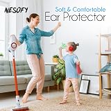 Nesofy Ear Defenders Children 26db Adjustable Foldable Red 3-16 Years view 6