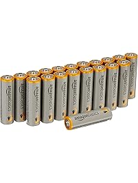 AmazonBasics AA Performance Alkaline Batteries (20-Pack) - Packaging May Vary