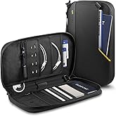Spigen Life for Passport Card Cover Holder with RFID Blocking Technology Wallet Travel Documents Organizer Protector Accessories, SIM Card Pin Included
