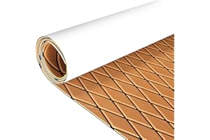 KXKZREN EVA Foam Boat Flooring Decking Sheet 6mm Thick Diamond Anti-Slip Marine Flooring Mat Self Adhesive Deck Pad for Bass Boat Yacht Motorboat RV Cooler Tops, 74.8"x27.6" / 93.8"x43.9"
