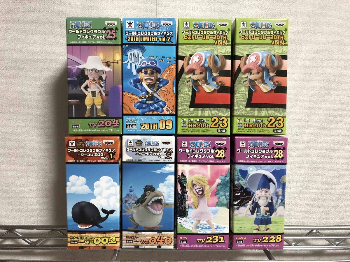 Amazon Co Jp ワンピース コレクタブル ウソップ チョッパー サンジ ヨコヅナ ラブーン 8種いろいろ ホビー 通販