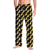 HGSCHYU Mens Pajama Pants Lightweight Soft Lounge Pant with Pockets Sleep Pj Pants for Men Home Casual Sleeping Wear, S-XXL