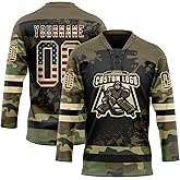 Custom Hockey Jerseys Men Women Youth, Personalized Practice Shirts Team Uniforms Stitched/Printed Name Number Logo