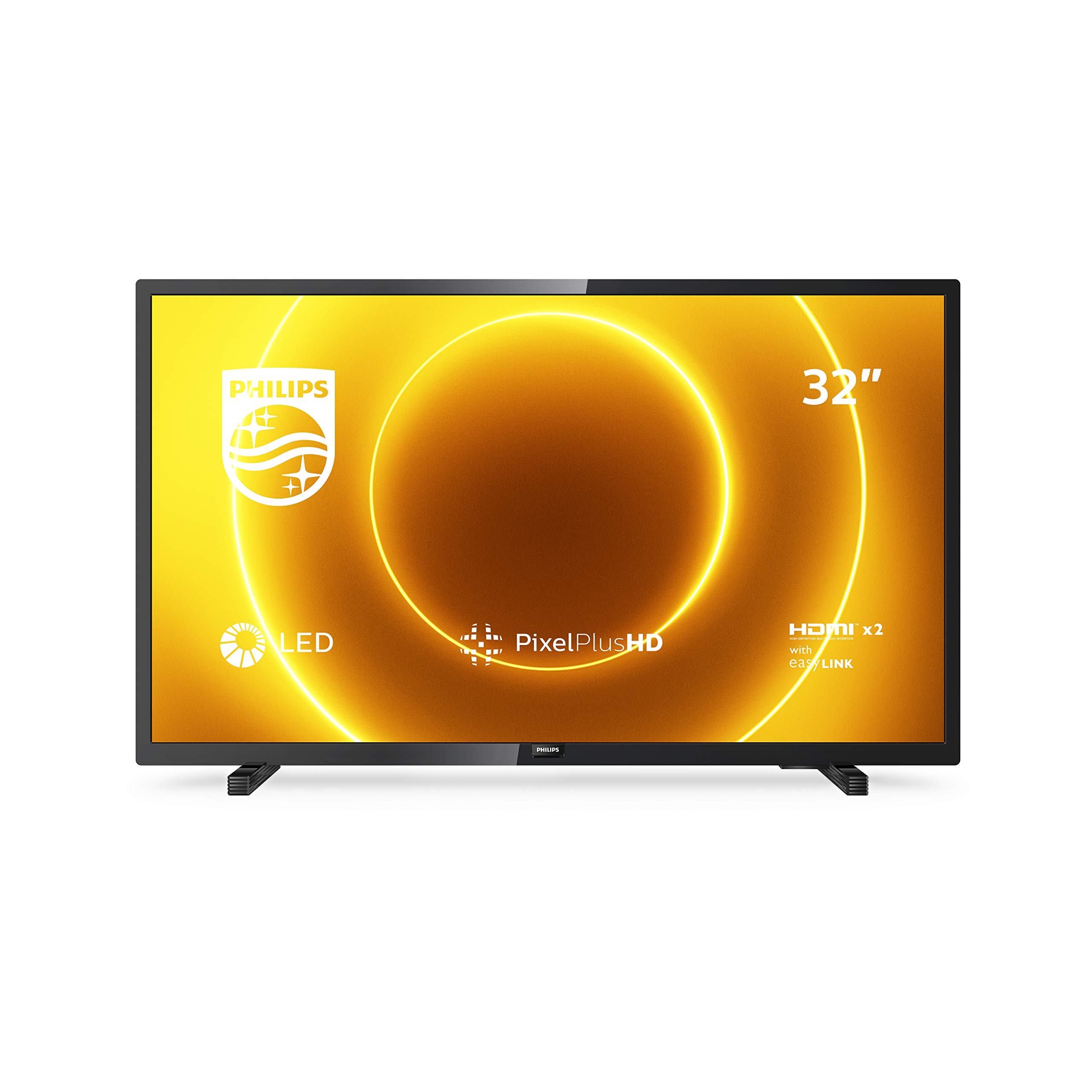 Philips 32PHT5505/12 32-Inch LED TV (HD, Pixel Plus HD, HDMI, VGA, USB, PC-In) Glossy Black (2020/2021 Model)