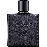 Rayhaan Dark Leather for Men Eau de Parfum Spray, 3.4 Ounce