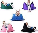 MaxiBean Large Bean Bag Chair for Kids - Green Gaming Cushion view 6