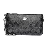 Coach Signature Large Wristlet w Chain