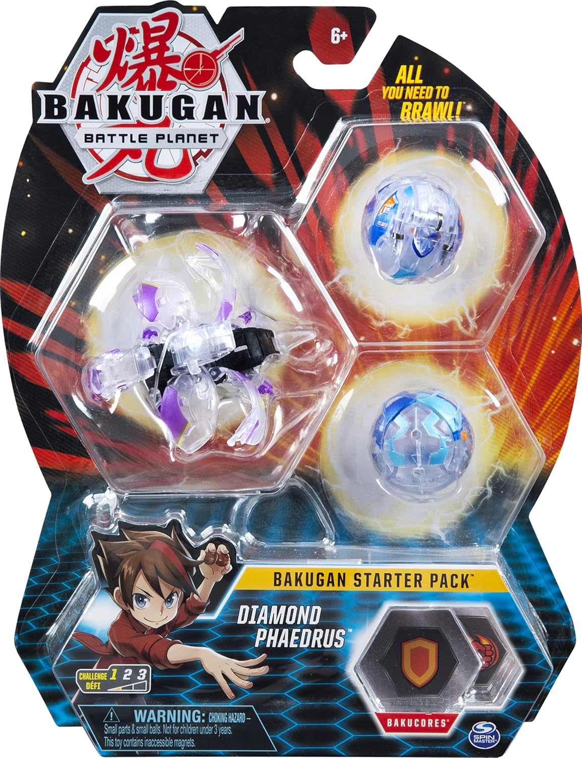 Bakugan Starter Pack 3-Pack, Diamond 
