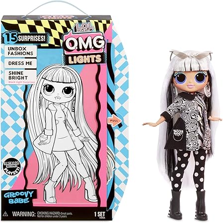 O.M.G. Lights Groovy Babe Fashion Doll 