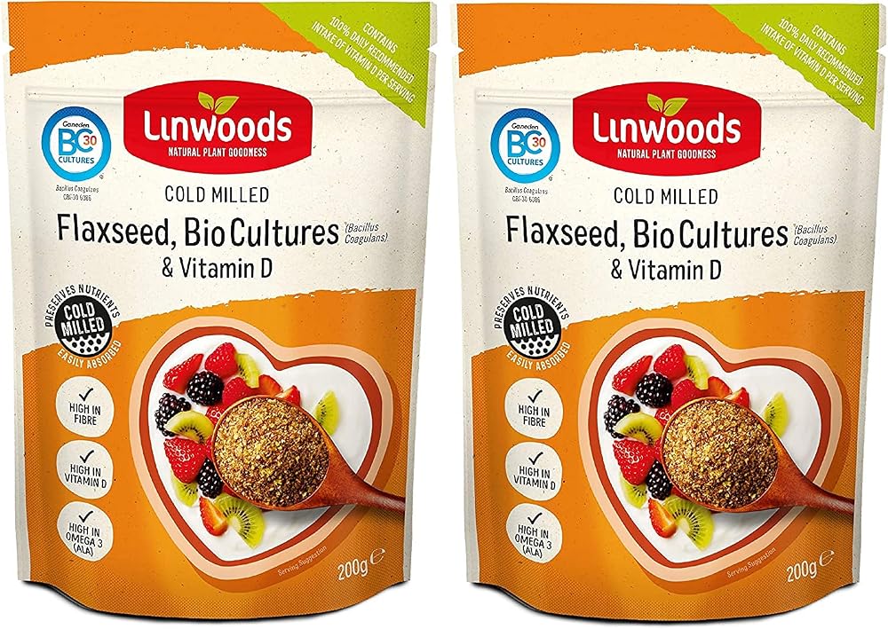 Linwoods Milled Flaxseed with Bio Cultures & Vitamin D 360g