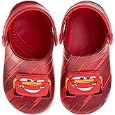 Josmo Kids Cars Clog Sandal Waterproof Slip-On Slides for Boys Lightning McQueen Closed Toe Clogs with Backstrap Sizes: 5-10 Toddler 11-12 Little Kid