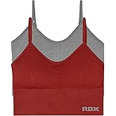 RBX Active Women's Bralette Multipack Everyday Low Impact Yoga Lounge Bra 2-Pack