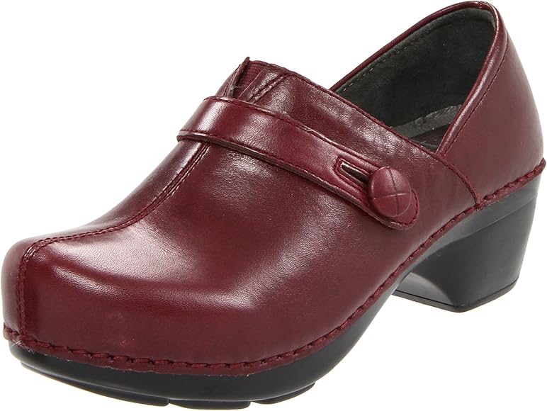 burgundy dansko clogs