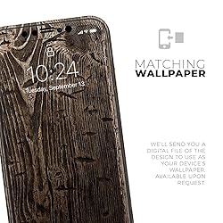 Design Skinz Rough Textured Dark Wooden Planks
