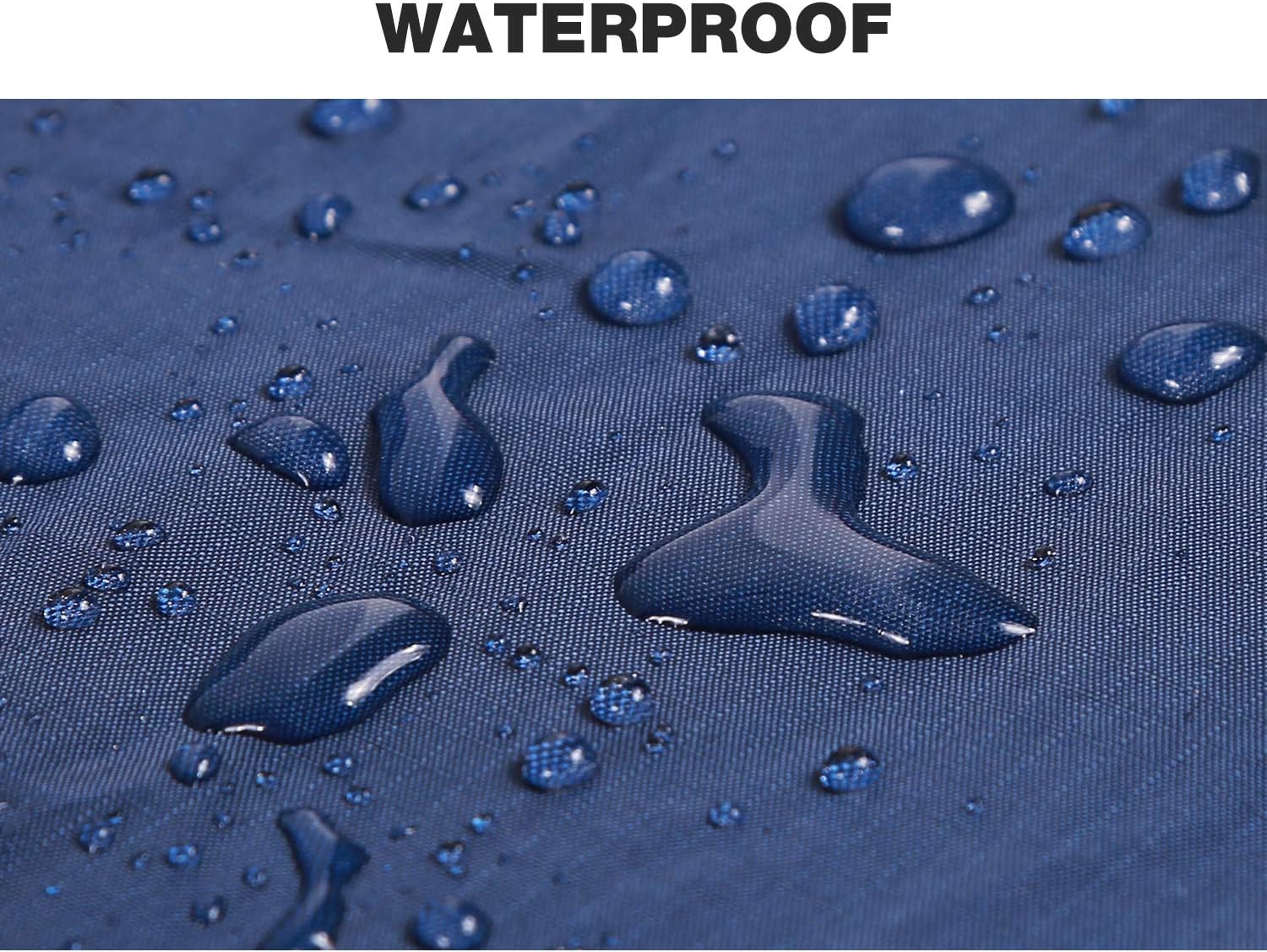 REDCAMP Large Waterproof Stadium Blanket for Cold Weather, Soft Warm Fleece Camping Blanket Windproof for Outdoor Sports, Blue: Kitchen & Dining