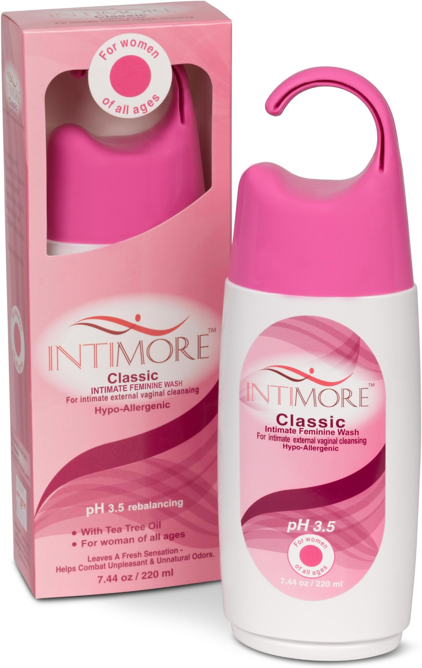 Intimore Feminine Wash Classic, For all Ages, 7.44-Ounce Bottle (Pack of 3)