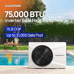 Aquastrong Inverter Swimming Pool Heat Pump, 75,000