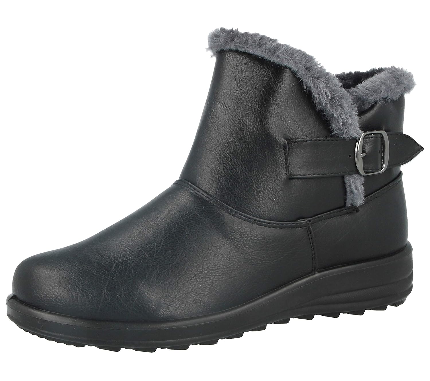 Cushion Walk Womens Ladies Lightweight Fur Lined Girls Warm Casual