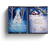 DaySpring - Snowy Scenes Dual Pack - Heavenly Peace - Beauty of Christmas 2 Design Assortment with Scripture - 24 Boxed Cards with Envelopes (J8855)