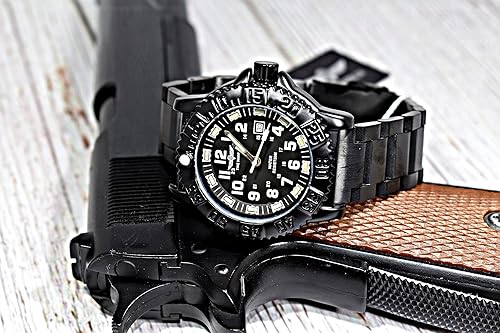 TIME WARRIOR Military Special Forces Black Watch Luminous Mens