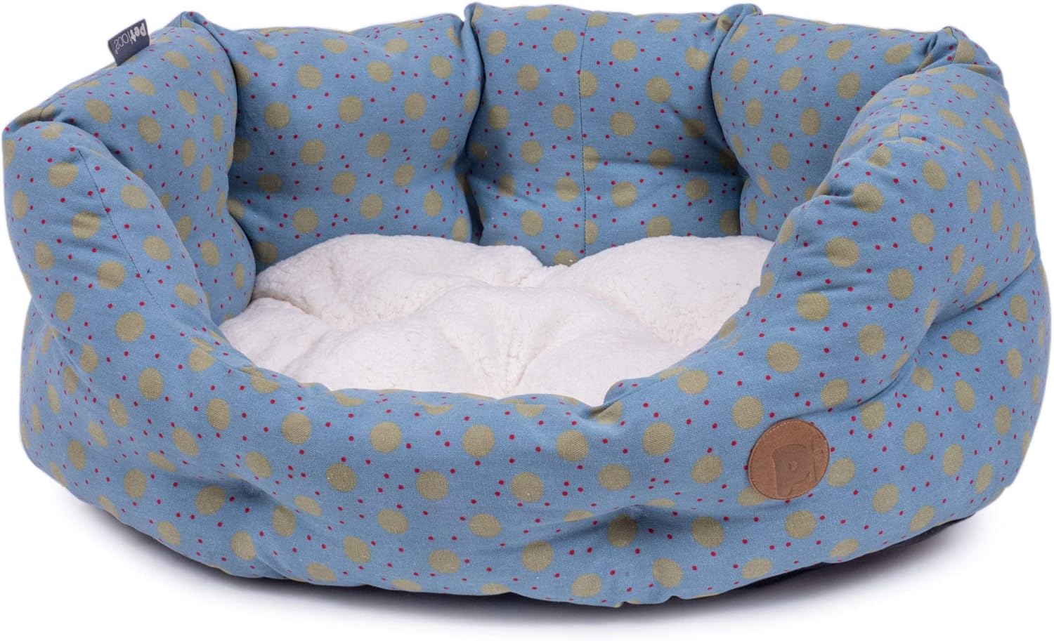 Petface Marine Spot Oval Dog Bed, Medium Amazon.co.uk Pet Supplies