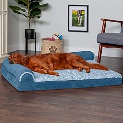 Furhaven Memory Foam Dog Bed for Large Dogs