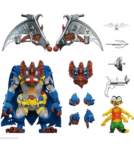 TMNT Tortues Ninja - Super7 Ultimates Figures - Genghis Frog