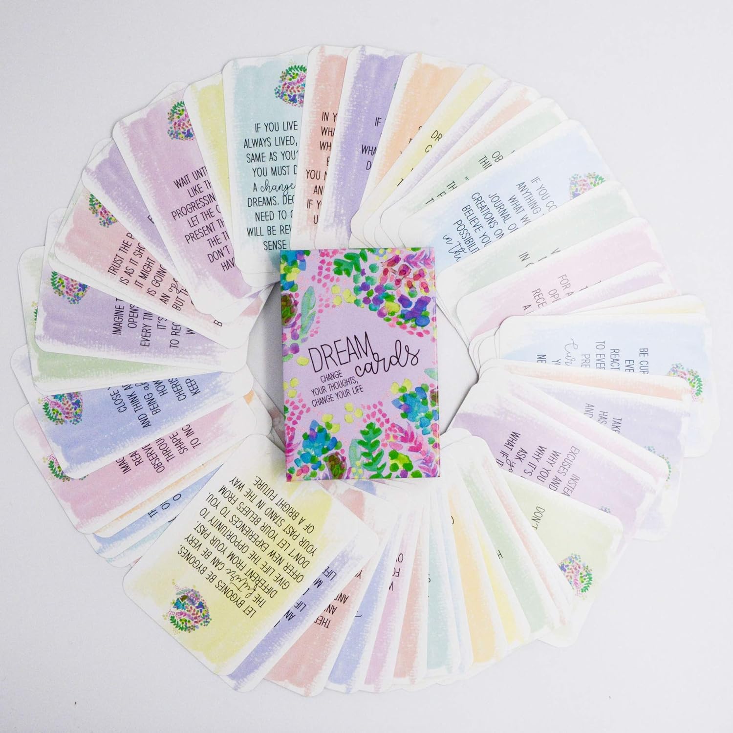 Sunny Present Dream Cards, Change your thoughts, change your life, 50 colourful cards to encourage change - Image 4