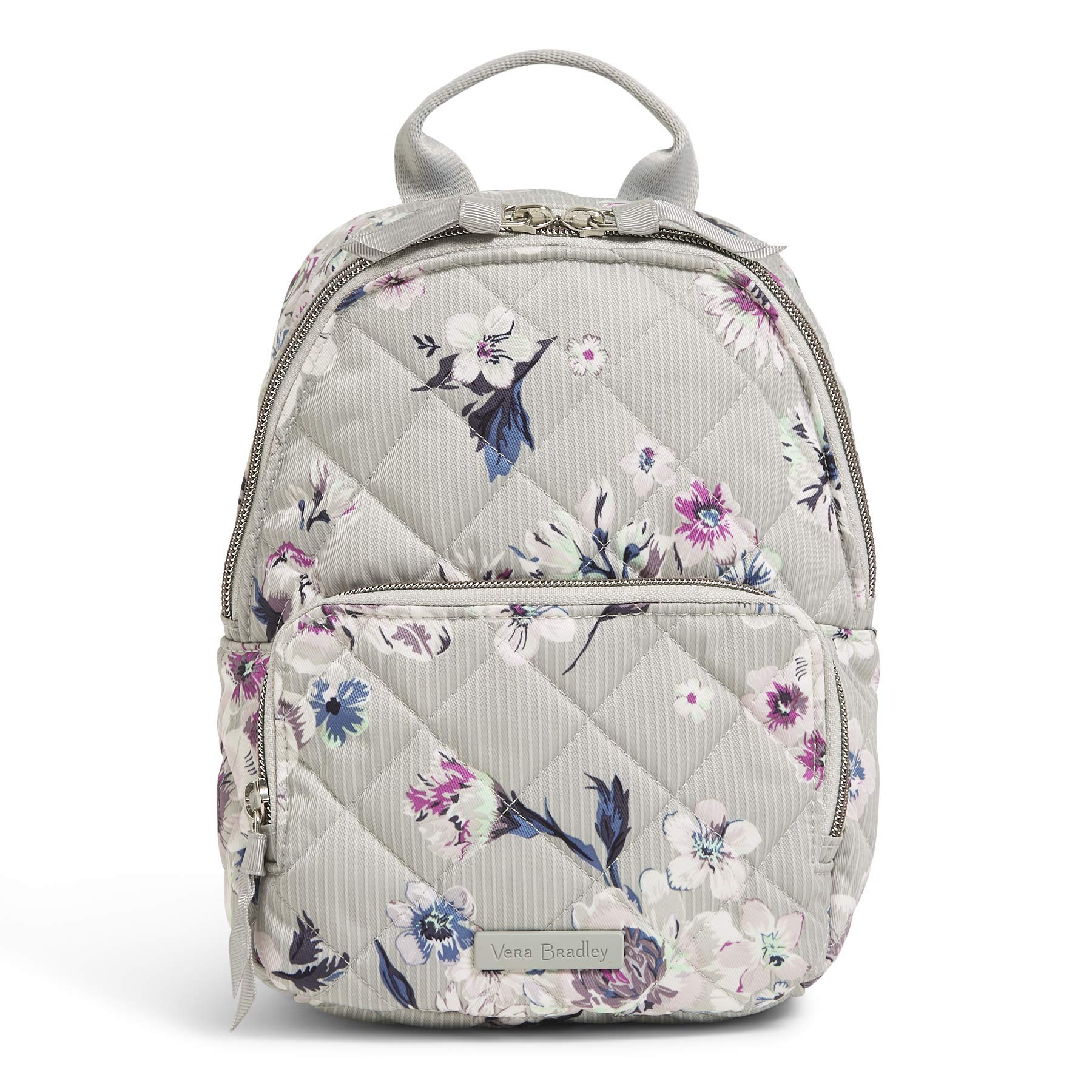 Vera Bradley womens Iconic Mini Backpack, Performance Twill Vera Bradley Women's Performance Twill Mini Backpack, Black, One Size